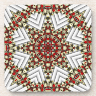 Christmas Country Patchwork Cork Coasters