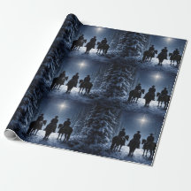 Christmas Country Western Cowboys North Star