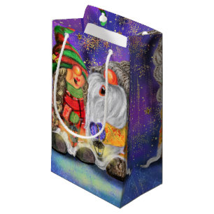 Christmas Couple Gnome Gift Bag