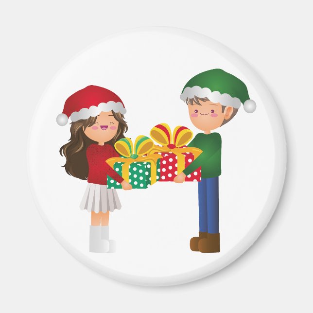 Christmas Couple Magnet (Front)