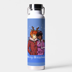 Christmas Couple Water Bottle