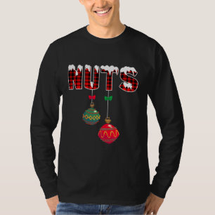 Christmas Couples Nuts Chest Nuts Funny Matching T-Shirt