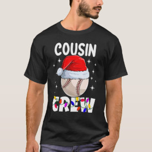Christmas Cousin Crew Baseball Pajamas Family Xmas T-Shirt