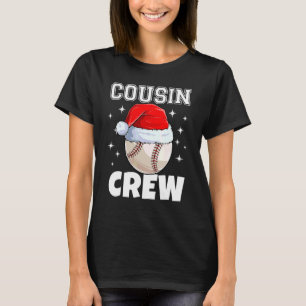 Christmas Cousin Crew Baseball Pyjamas Family Xmas T-Shirt