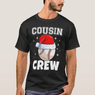 Christmas Cousin Crew Baseball Pyjamas Family Xmas T-Shirt