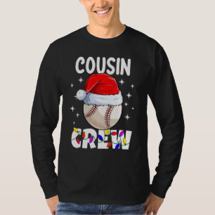 Christmas Cousin Crew Baseball Pyjamas Family Xmas T-Shirt