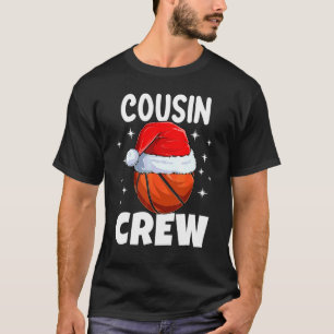 Christmas Cousin Crew Basketball Pajamas Family Xm T-Shirt