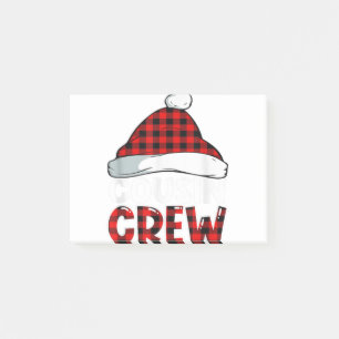 Christmas Cousin Crew Buffalo Red Plaid Pyjamas Fa Post-it Notes