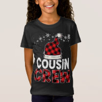 Christmas Cousin Crew Buffalo Red Plaid Pyjamas Fa