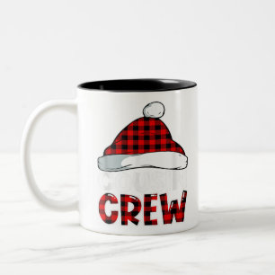 Christmas Cousin Crew Buffalo Red Plaid Pyjamas Fa Two-Tone Coffee Mug