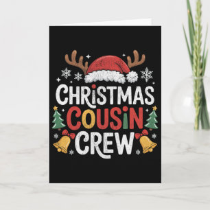 Christmas Cousin Crew Pyjamas Kids Girls Toddler M Card