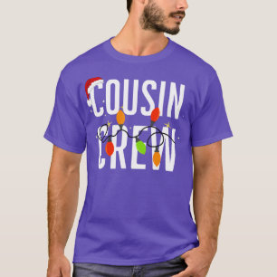 Christmas Cousin Crew Santa Hat Men Women Kids 1 T-Shirt