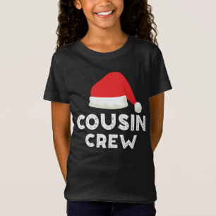 Christmas Cousin Crew - Santa Hat T-Shirt