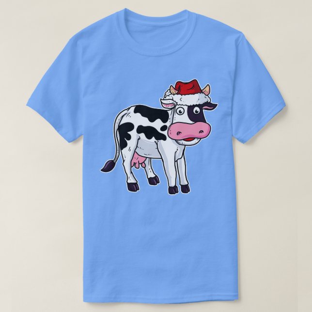 Christmas Cow T-Shirt (Design Front)