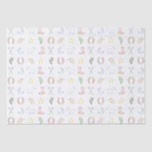 Christmas Cowboy Western Country Christmas Tissue Paper