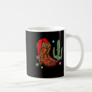 Christmas Cowgirl Boots,western Christmas Funny Gi Coffee Mug