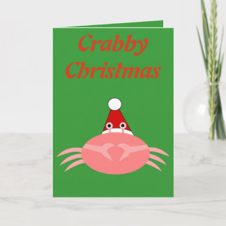 Christmas Crab Custom Card