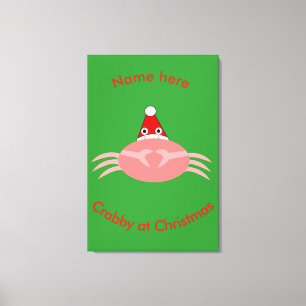 Christmas Crab Custom Print