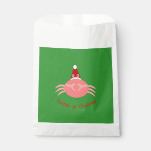 Christmas Crab Favour Bags