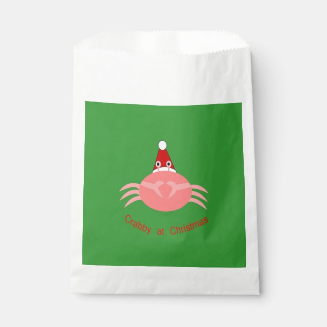 Christmas Crab Favour Bags (Front)