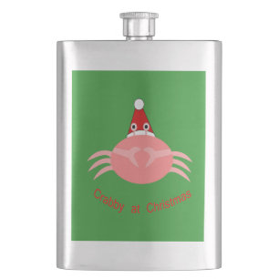 Christmas Crab Flasks