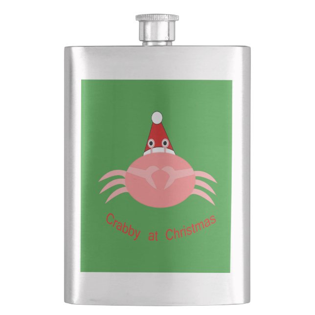 Christmas Crab Flasks (Front)