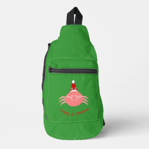 Christmas Crab Sling Bag