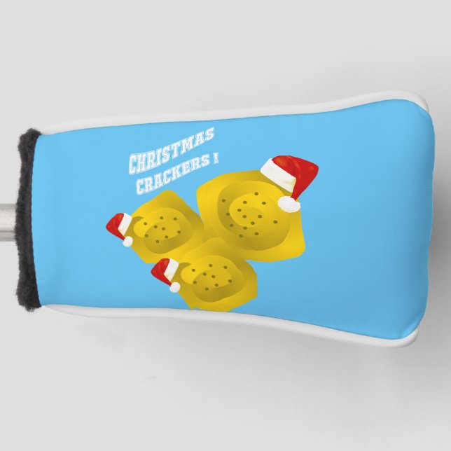 Christmas crackers golf head cover (Front)