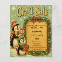 Christmas Craft Show Announcement Flyer