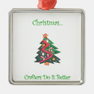 Christmas...Crafters Do It Better Metal Tree Decoration