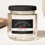 Christmas Cranberry Chutney Labels<br><div class="desc">Homemade Cranberry chutney,  jelly,  jam,  sauce jar canning labels. Easy stylish customisable labels.</div>