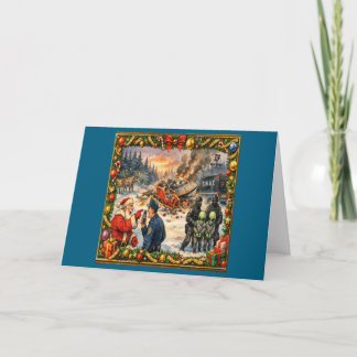 Christmas Crash Greeting Card