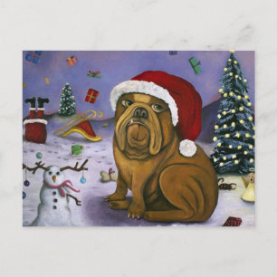 Christmas Crash Holiday Postcard