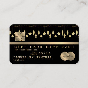 Christmas Credit Card Gift Card Certificate