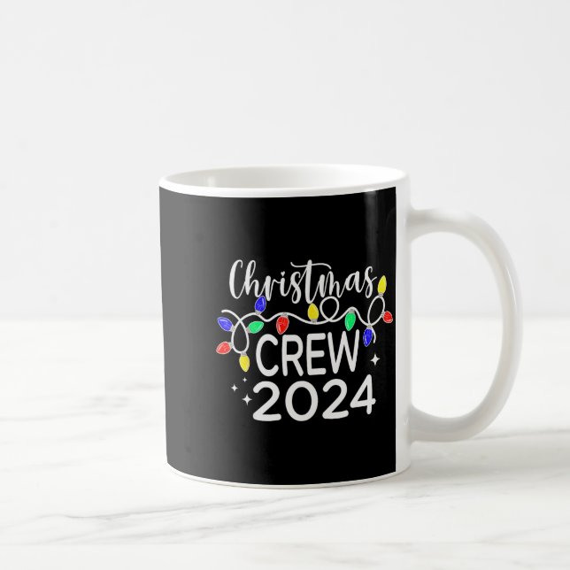 Christmas Crew 2024 Family Christmas Pyjamas Xmas  Coffee Mug (Right)