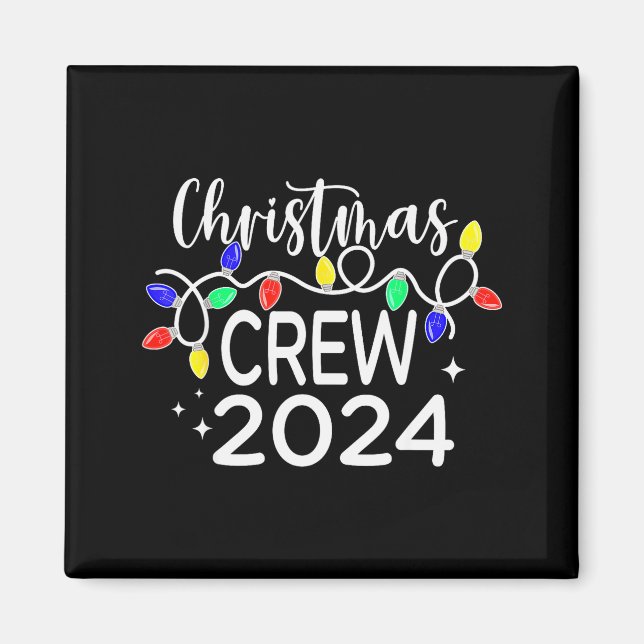 Christmas Crew 2024 Family Christmas Pyjamas Xmas  Magnet (Front)