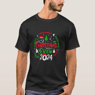 Christmas Crew 2024 Family Matching Party Vacation T-Shirt
