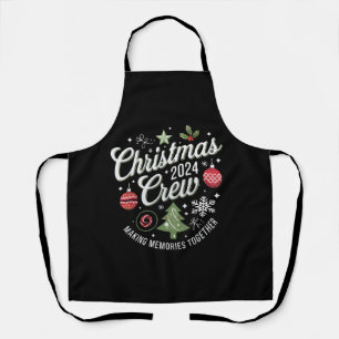 Christmas Crew 2024Family Matching Christmas Party Apron