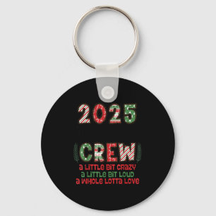 Christmas Crew 2025 Family Christmas Matching Xmas Key Ring