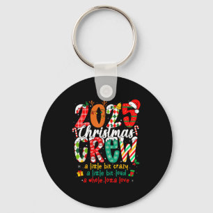 Christmas Crew 2025 Family Christmas Xmas Pajamas  Key Ring