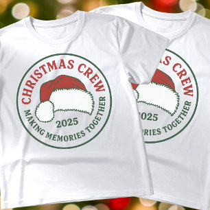 Christmas Crew 2025 Family Xmas Holiday Memories T-Shirt