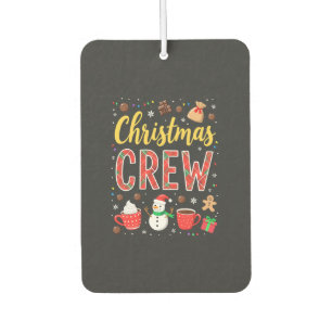 Christmas Crew (2) Car Air Freshener