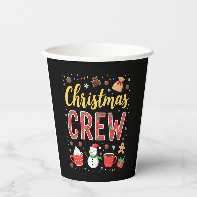 Christmas Crew (2) Paper Cups (Front)