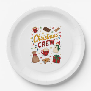 Christmas Crew (2) Paper Plate