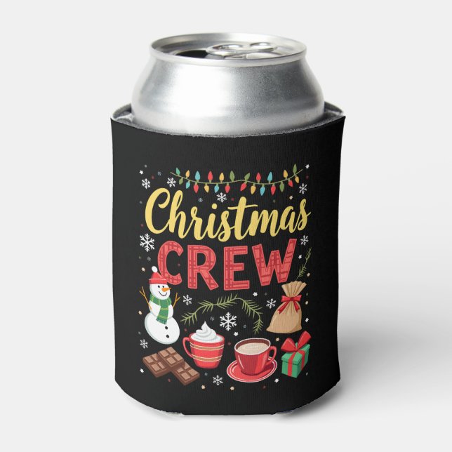 Christmas Crew (3) Can Cooler (Can Front)