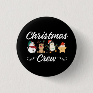 Christmas Crew 3 Cm Round Badge