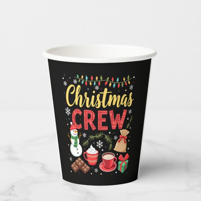Christmas Crew (3) Paper Cups (Front)