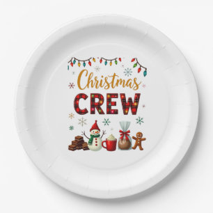 Christmas Crew (3) Paper Plate