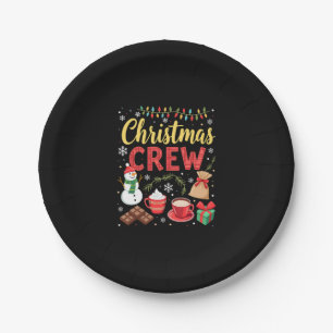 Christmas Crew (3) Paper Plate