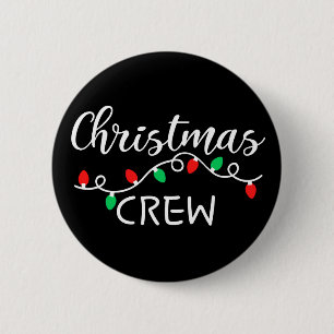 Christmas Crew   6 Cm Round Badge